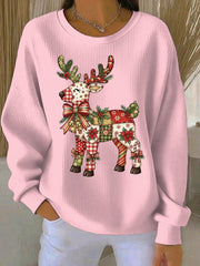 Women's Christmas Print Casual Sweatshirt