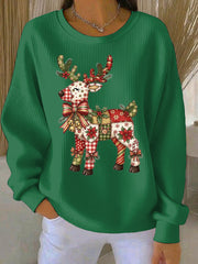 Women's Christmas Print Casual Sweatshirt