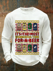 Men's Christmas It's the most for a beer Long Sleeve T-Shirts