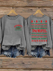 Women's Christmas Print Casual Sweatshirt