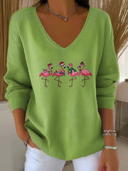 Women's Christmas Print Casual Top