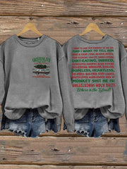 Women's Christmas Print Casual Sweatshirt