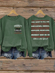 Women's Christmas Print Casual Sweatshirt