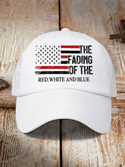 Unisex The Fading Of The Red White And Blue Print Hat
