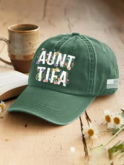 Unisex Retro Aunt Tifa Print Hat