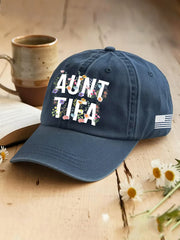 Unisex Retro Aunt Tifa Print Hat