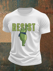 Men's Retro Resist Frog Printed T-shirt