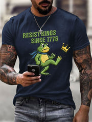 Men's Resist Kings Since 1776 Short-sleeved T-shirt