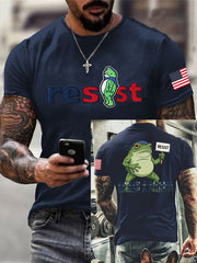 Men's Resist Portland Frog Cotton Short-Sleeved T-shirt