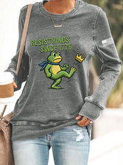 Women's Resist Kings Since 1776 Portland Frog Sweatshirt