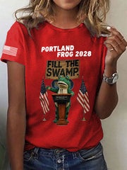 Women's Portland Frog 2028 Short Sleeve T-Shirt