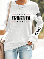 Women's Frogtifa Resist Printed  Sweatshirt