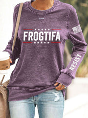 Women's Frogtifa Resist Printed  Sweatshirt