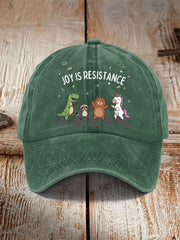 Unisex Joy Is Resistance Anti Fascism Hat
