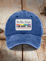 Women's Retro I Am Aunt Tifa We The People Hat
