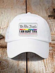 Women's Retro I Am Aunt Tifa We The People Hat