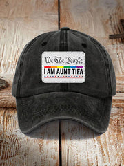 Women's Retro I Am Aunt Tifa We The People Hat