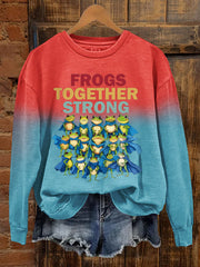 Women's Resist Portland Frog Print Sweatshirt