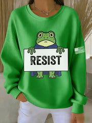 Women's Frog Resist Printed Sweatshirt