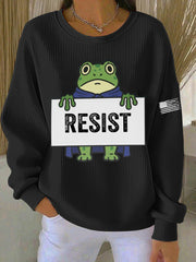 Women's Frog Resist Printed Sweatshirt