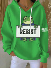 Women's Frog Resist Printed Hoodie