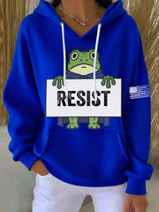 Women's Frog Resist Printed Hoodie