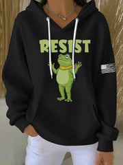 Women's Frog Resist Printed Hoodie