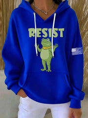 Women's Frog Resist Printed Hoodie