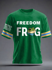 Unisex 8647 FDT Funny Frog Printed T-Shirt