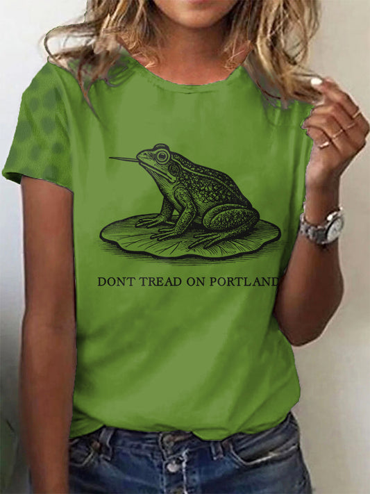Women's Don't Tread On Portland short-sleeved T-shirt