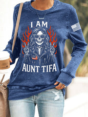 Women's I Am Aunt Tifa Sweatshirt