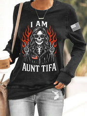 Women's I Am Aunt Tifa Sweatshirt