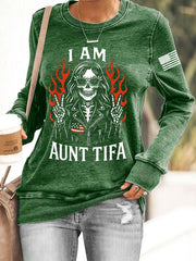 Women's I Am Aunt Tifa Sweatshirt