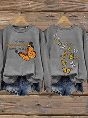 Women's The Only Monarchy I Want To See Printed Casual Sweatshirt