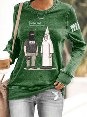 Women's Funny Abolish ICE Sweatshirt