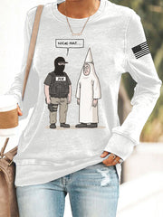 Women's Funny Abolish ICE Sweatshirt