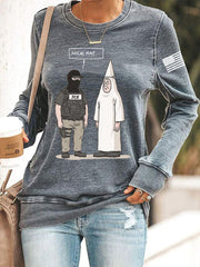 Women's Funny Abolish ICE Sweatshirt