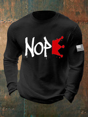 Men's No Kings Waffle Top