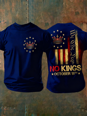 Men's No Kings in America  short sleeves t-shirt