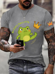 Men's No Kings In America Print Short Sleeve T-shirt