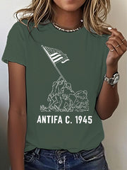 Women's 8647 FDT Antifa Printed T-shirt