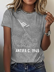 Women's 8647 FDT Antifa Printed T-shirt