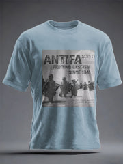 Unisex 8647 FDT Antifa Printed T-shirt