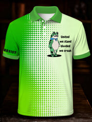Men's Resist Frog Printed Shirt