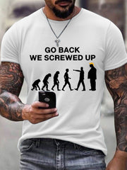 Men's Go Back We Screwed Up T-Shirt