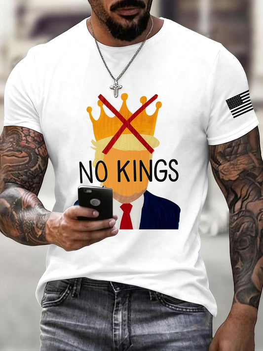 Men's No Kings Print T-Shirt