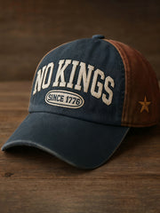 Unisex No Kings In America Since 1776 Printed Hat