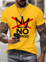 Men's No Kings Print T-Shirt