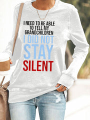 Women's No Kings Protest Sweatshirt