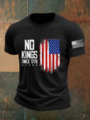 Men's No Kings Since 1776 Printed T-shirt